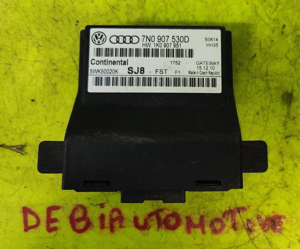 7N0907530D 5WK50020K SJ8 Centralina Gateway Volkswagen - Debiautomotive