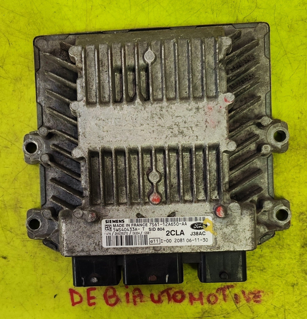 7S61 - 12A650 - AA 5WS40433A - T SID 804 Centralina motore Ford Fiesta - Debiautomotive