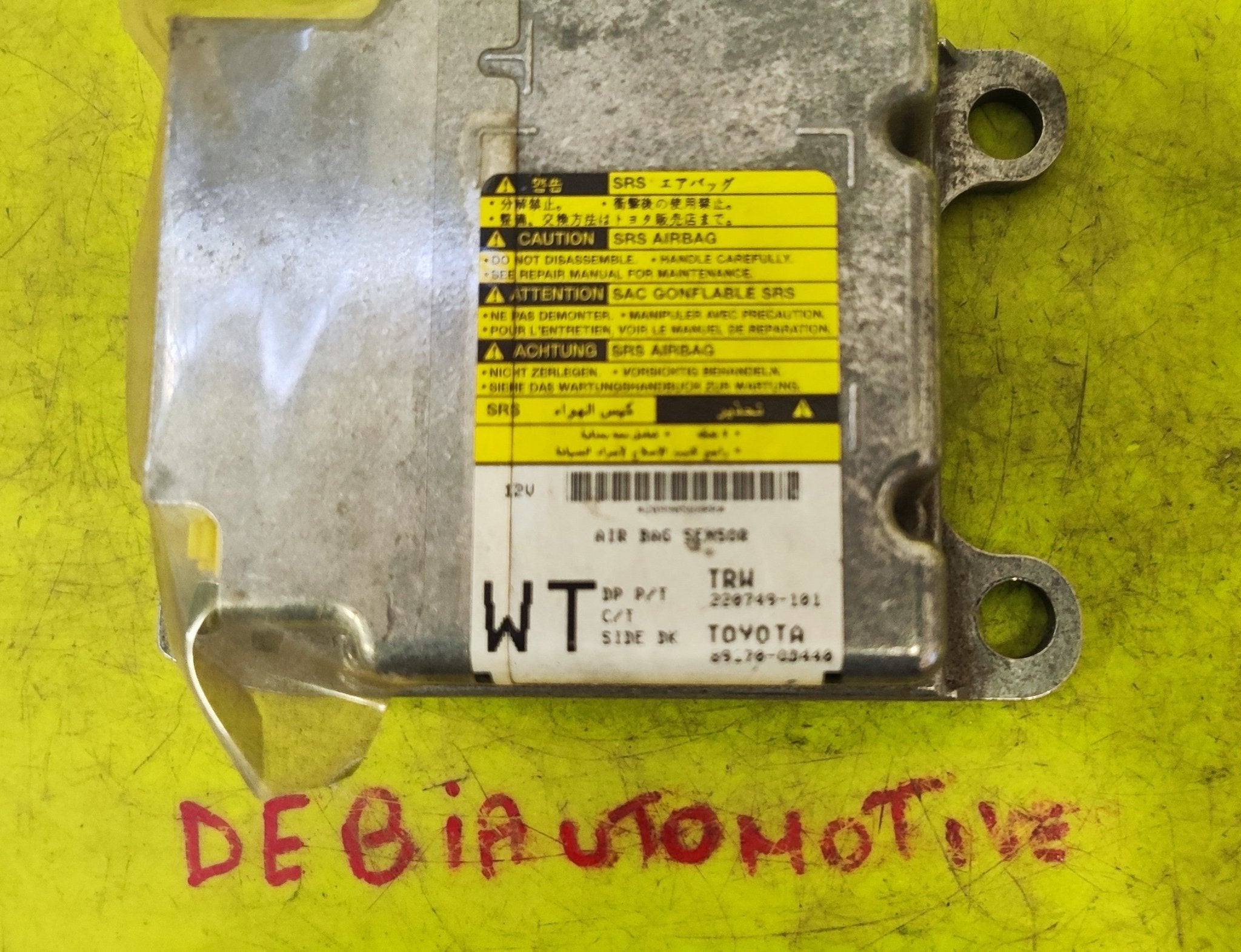 89170 - 0D440 220749 - 101 Centralina Airbag Toyota Yaris - Debiautomotive