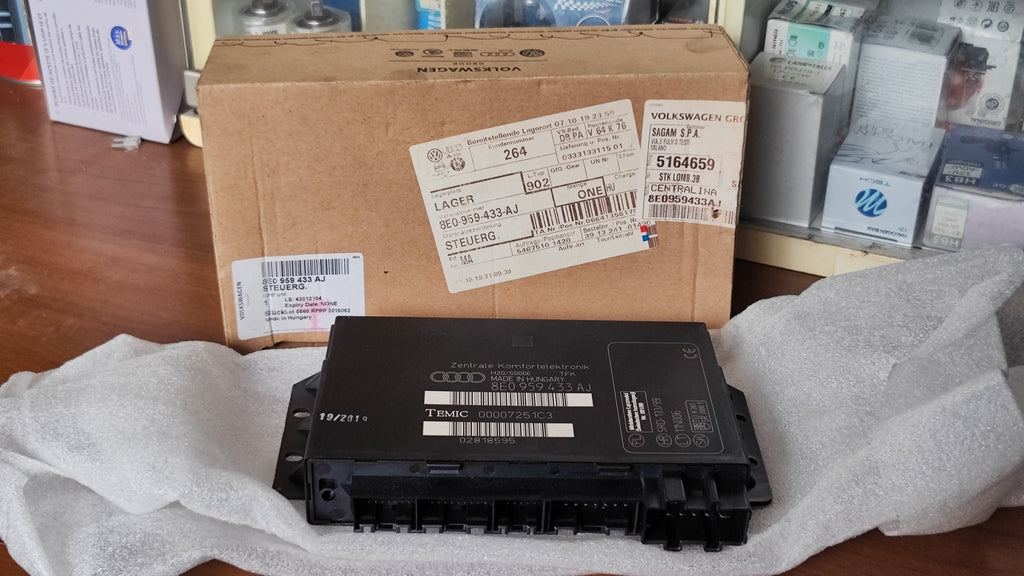 8E0959433AJ NUOVA Centralina comfort Audi A4 B6 B7 - Debiautomotive