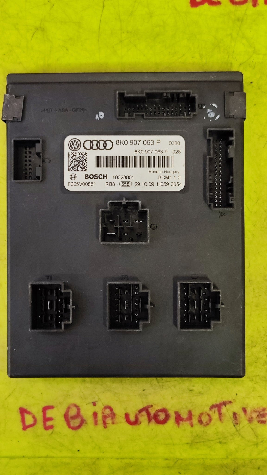 8K0907063P 10028001 BCM1 1.0 Centralina Body Computer Audi A4 A5 Q5 - Debiautomotive