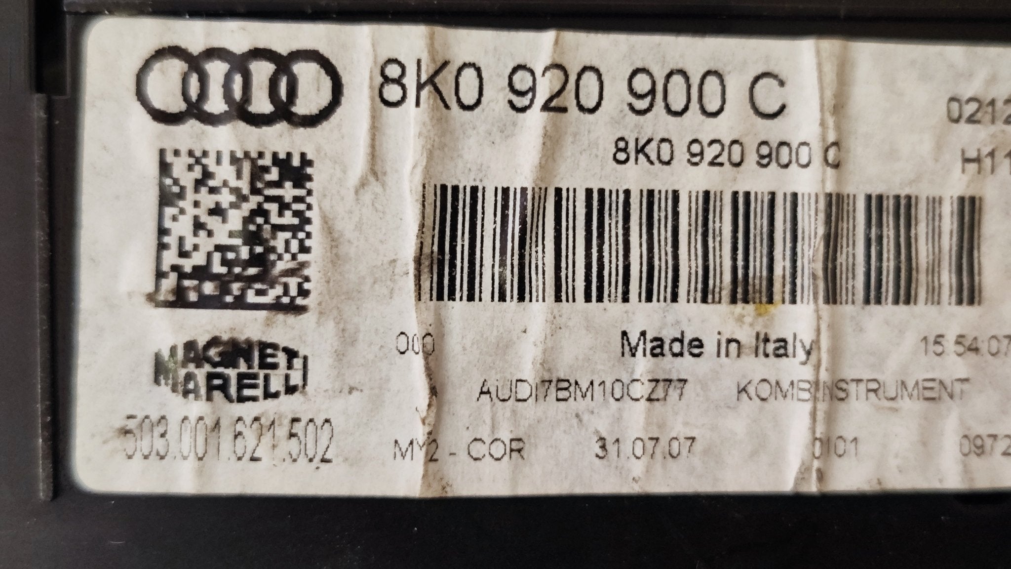 8K0920900C Quadro strumenti Audi A4 Diesel - Debiautomotive