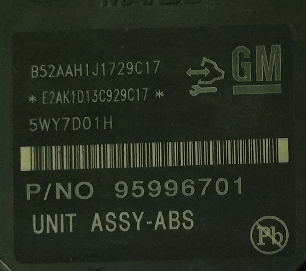 95996701 M300 AAH 5WY7D01H Pompa ABS Chevrolet Spark 1° serie - Debiautomotive