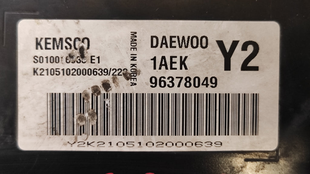 96378049 S010016030 centralina motore Daewoo Tacuma 1.6B - Debiautomotive