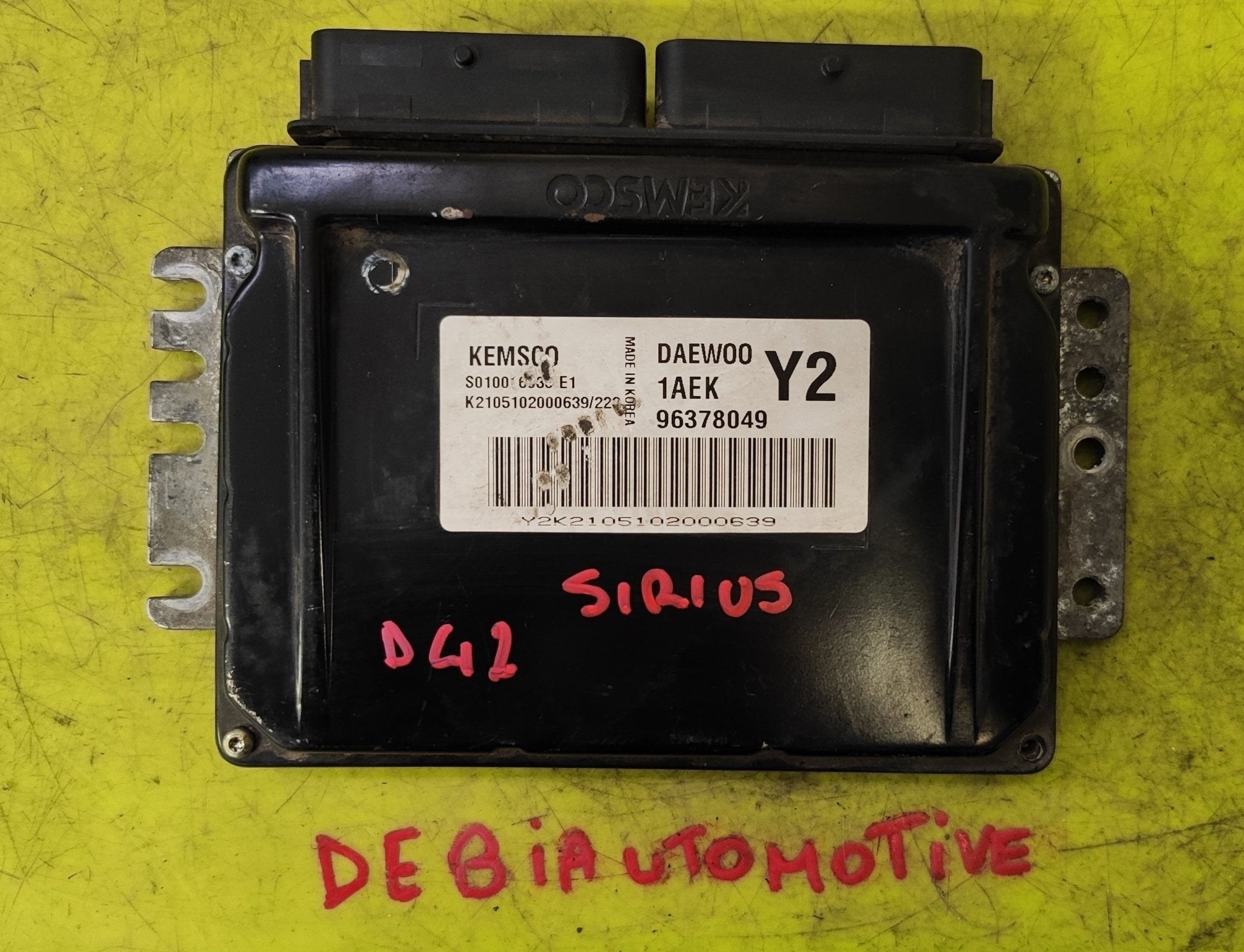 96378049 S010016030 centralina motore Daewoo Tacuma 1.6B - Debiautomotive