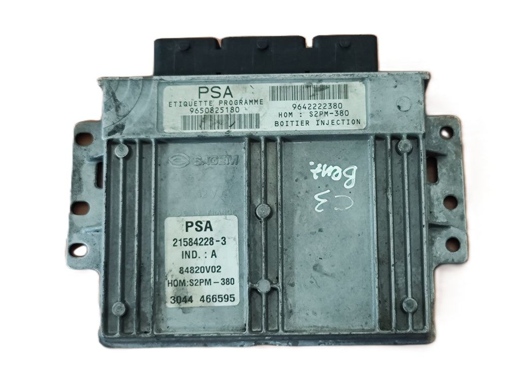 9642222380 S2PM - 380 Centralina Motore Citroen C3 benzina - Debiautomotive