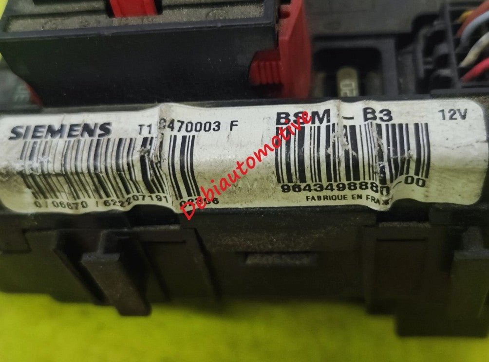 9643498880 BSM - B3 centralina Body Computer Citroen Peugeot - Debiautomotive