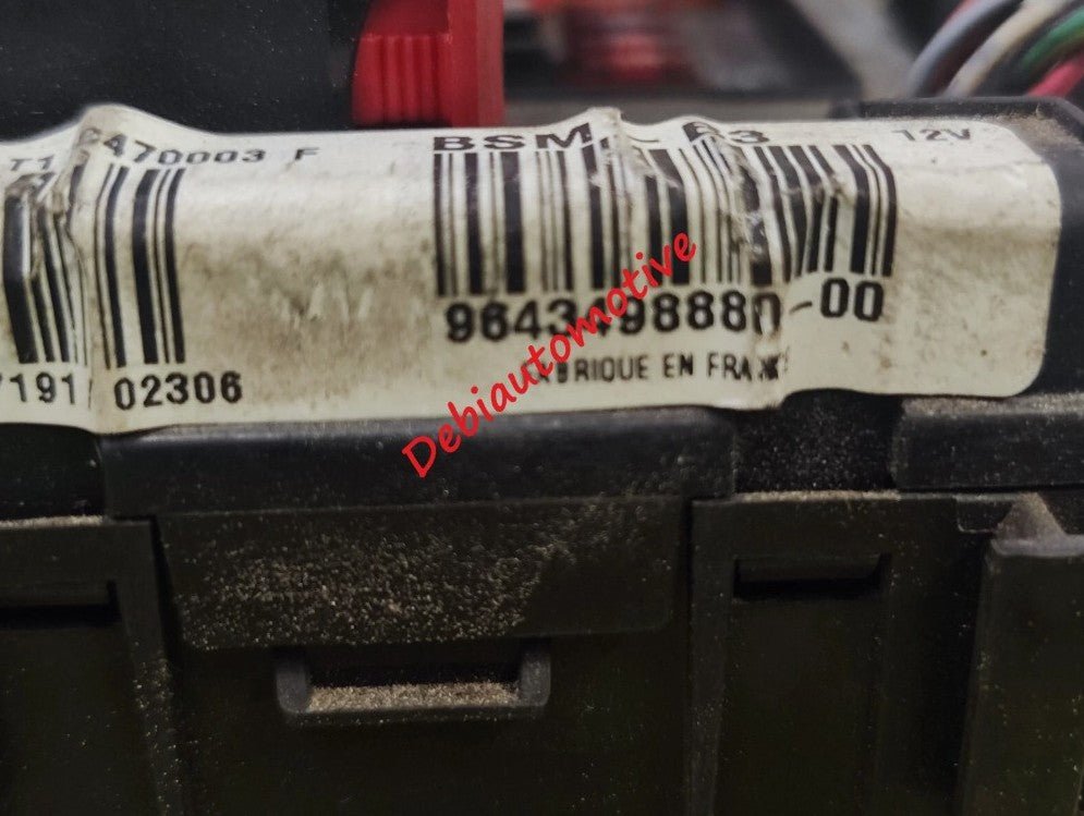 9643498880 BSM - B3 centralina Body Computer Citroen Peugeot - Debiautomotive