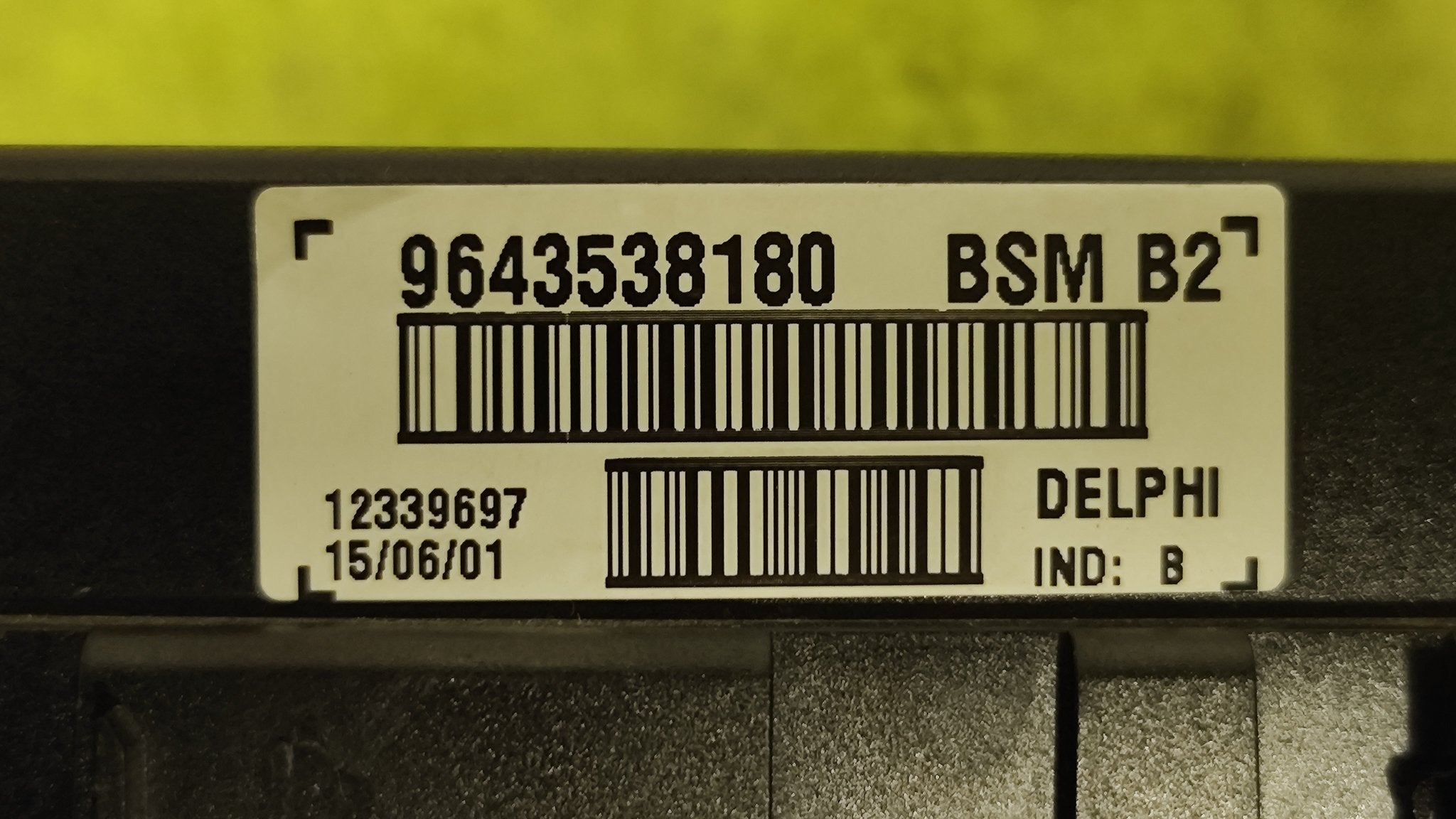 9643538180 Centralina BSM B2 Citroen Peugeot 307 - Debiautomotive