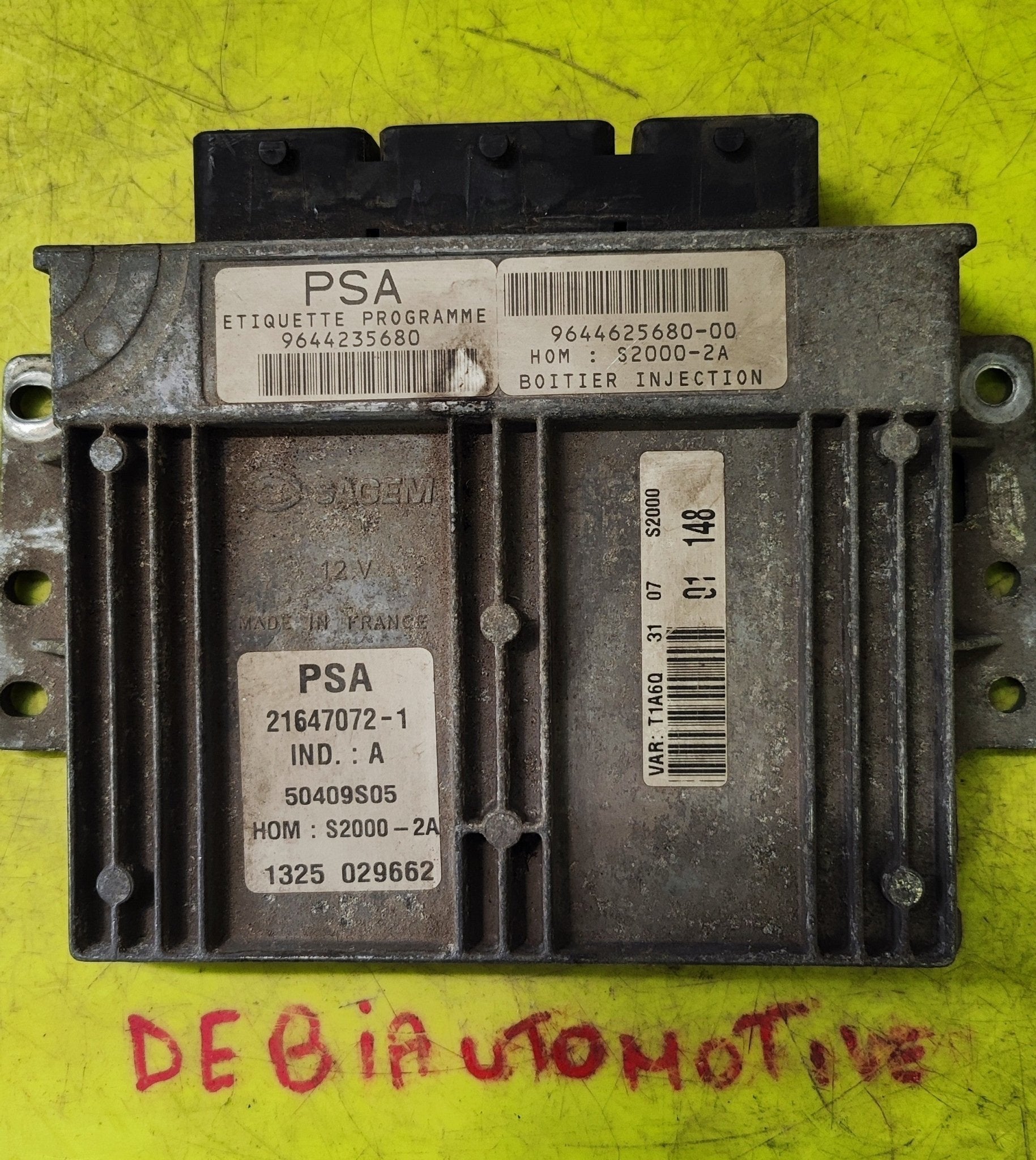 9644235680 S2000 - 2A Centralina motore Peugeot 206 1.4B - Debiautomotive
