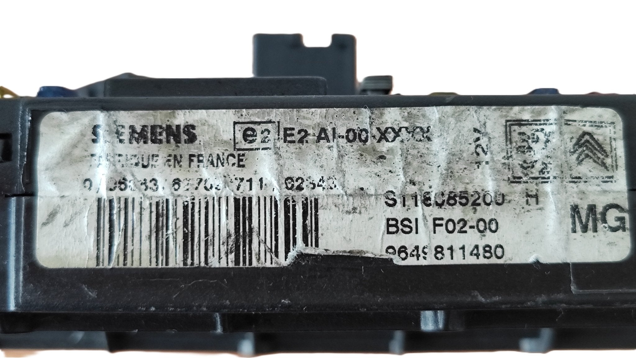 9649811480 S118085200H Centralina BSI - F02 - 00 Peugeot Citroen - Debiautomotive