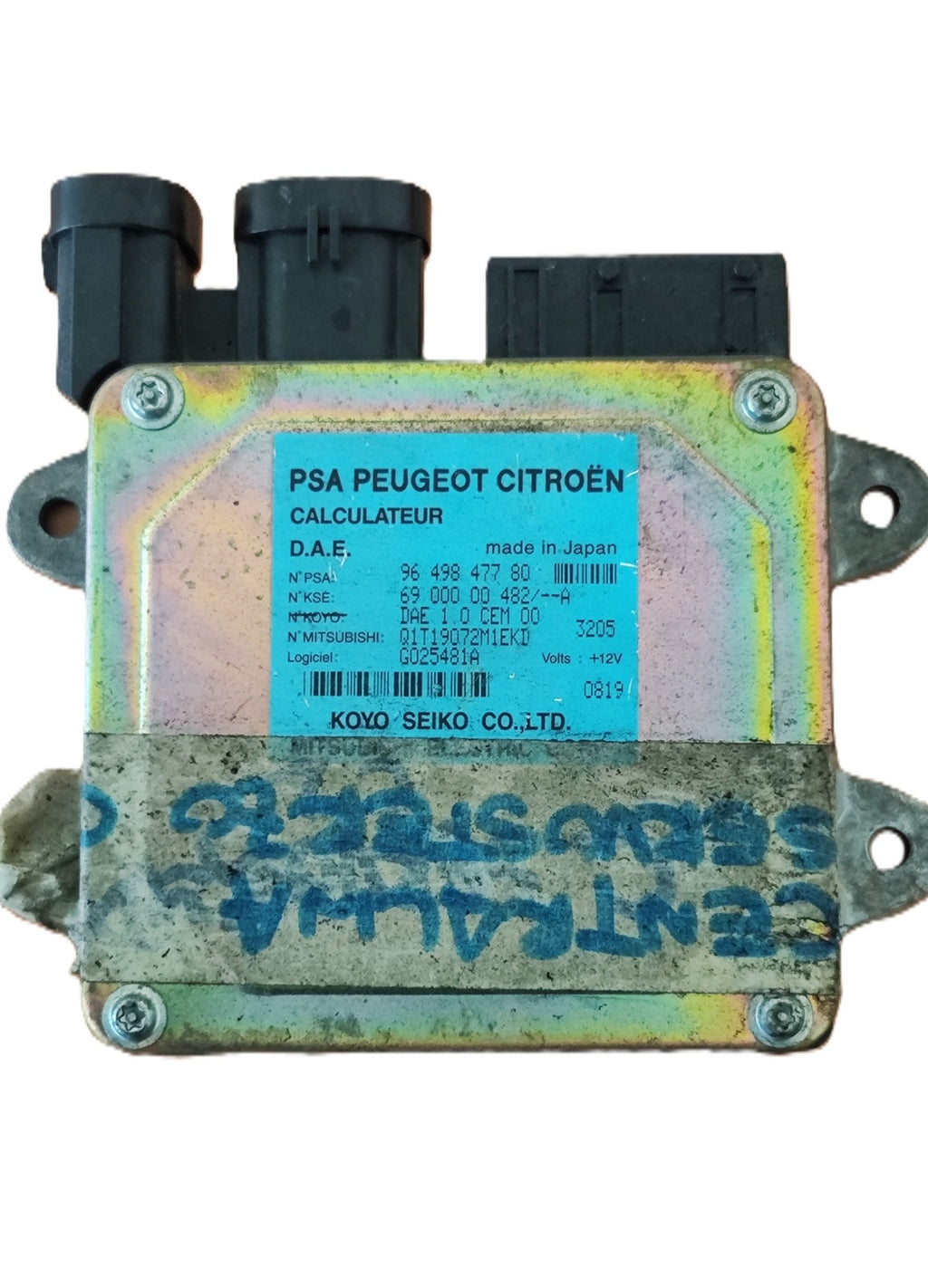 9649847780 Centralina sterzo Citroen C2 C3 Pluriel - Debiautomotive