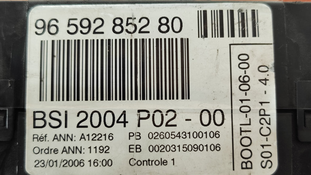 9659285280 Centralina BSI 2004 P02 - 00 Peugeot 807 Citroen C8 - Debiautomotive