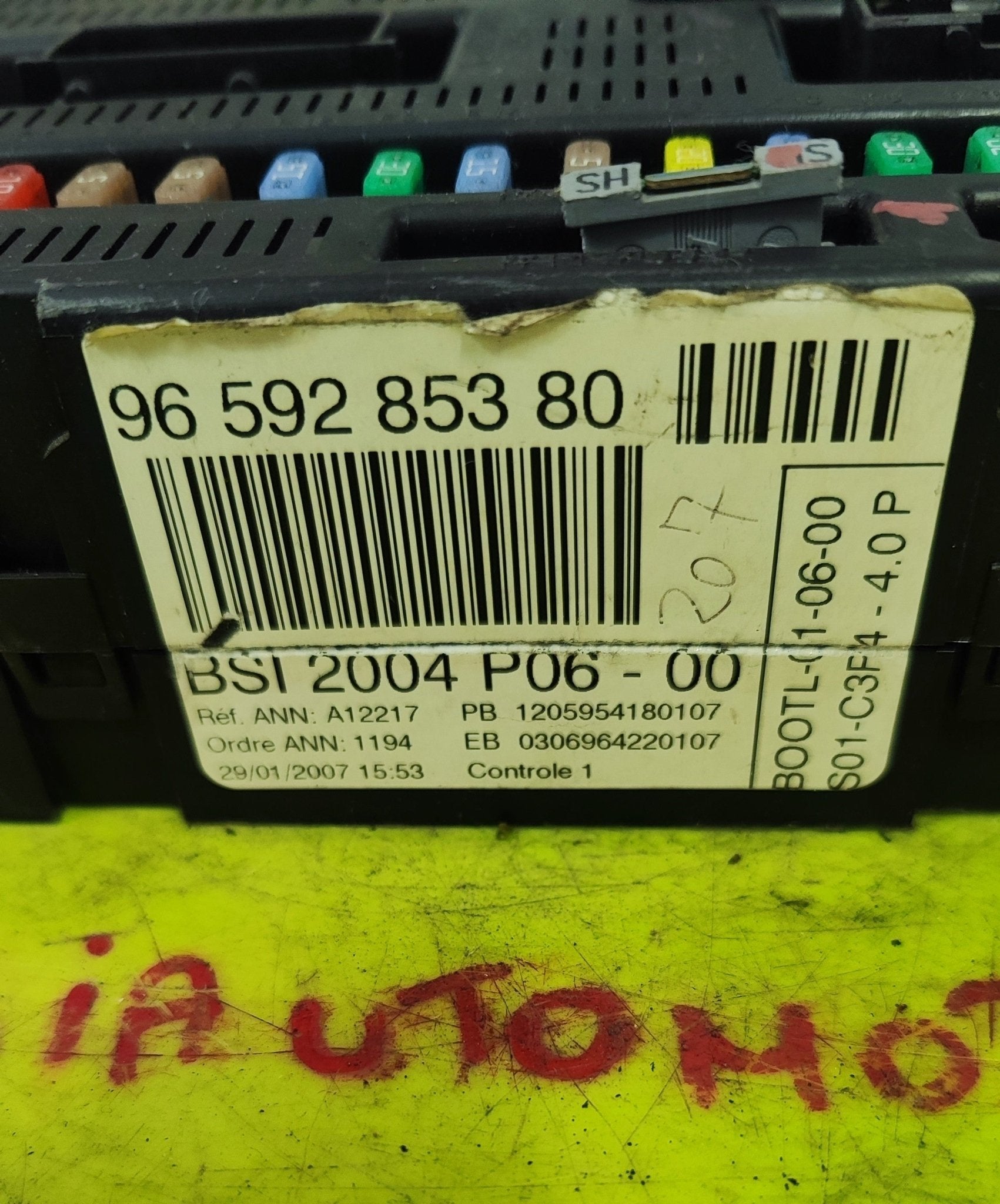 9659285380 BSI2004 P06 - 00 Centralina BSI Body Computer Peugeot 207 - Debiautomotive