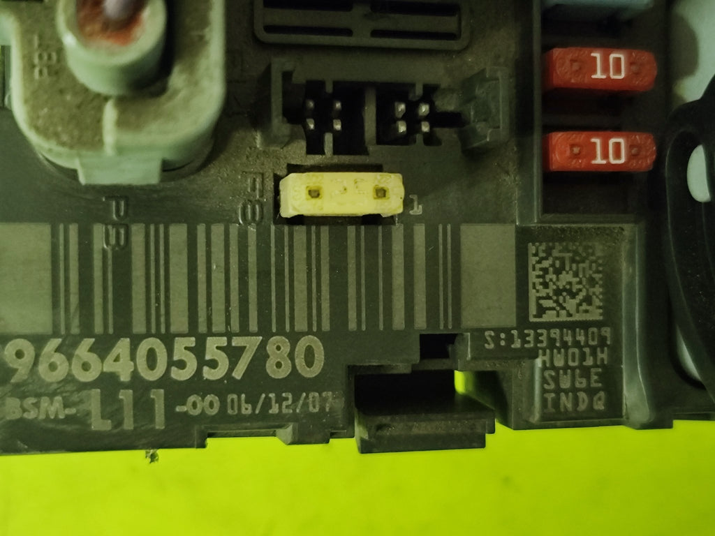 9661708280 HW 01H SW 6E BSM L11 - 00 Peugeot 207 2° serie - Debiautomotive