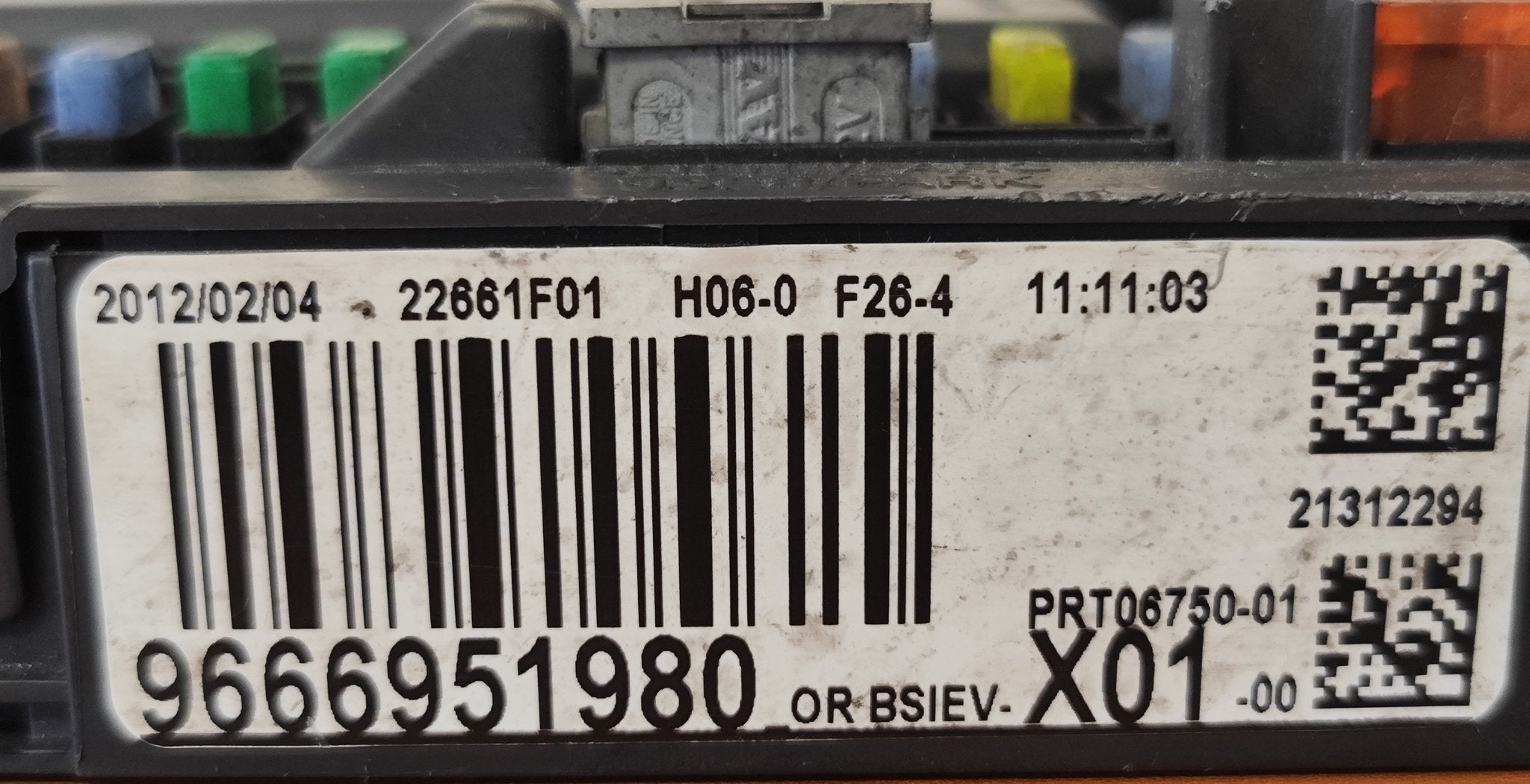 9666951980 Centralina BSIEV X01 - 00 Citroen C3 Peugeot 207 - Debiautomotive