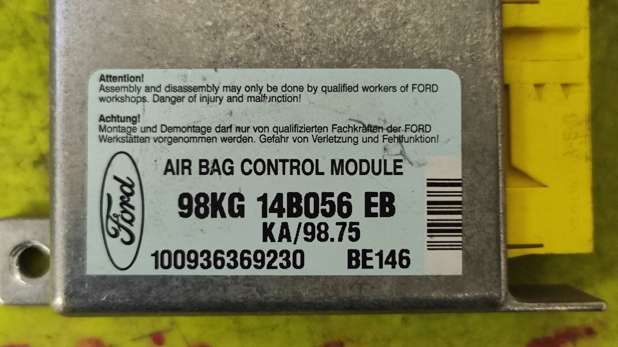 98KG 14B056 EB Centralina airbag Ford Ka - Debiautomotive