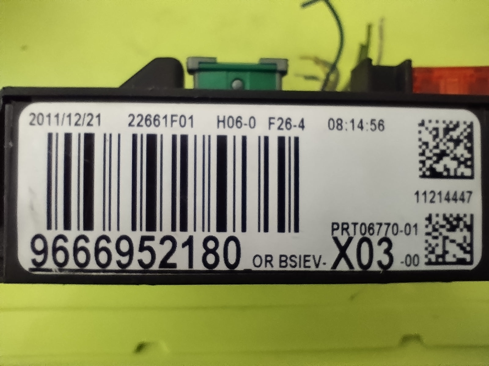 Body computer Citroen C3 Peugeot 207 9666952180 BSIEV X03-00