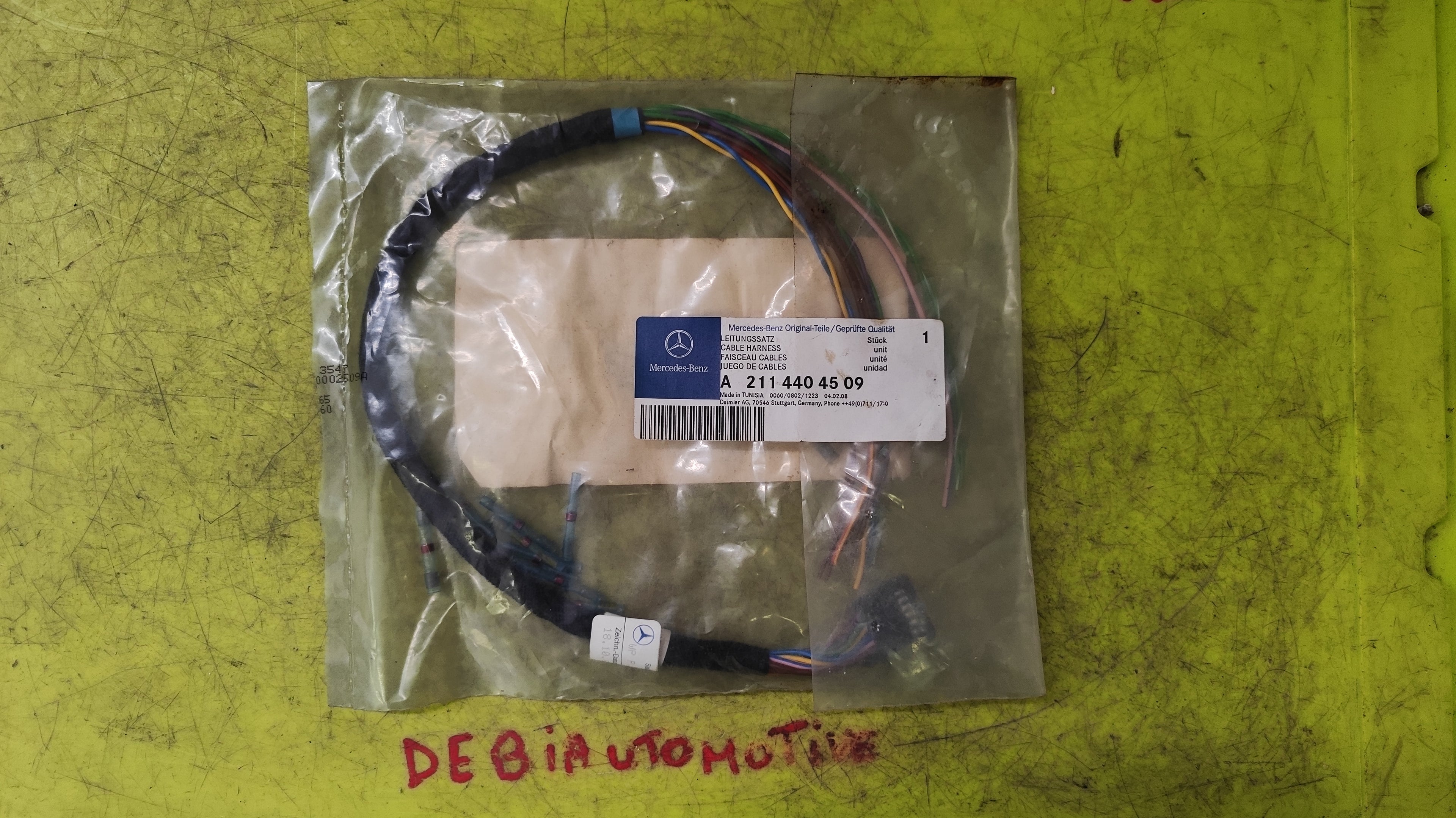 Cablaggio nuovo cavi piantone sterzo Mercedes-Benz classe E W/S211 A2114404509 
