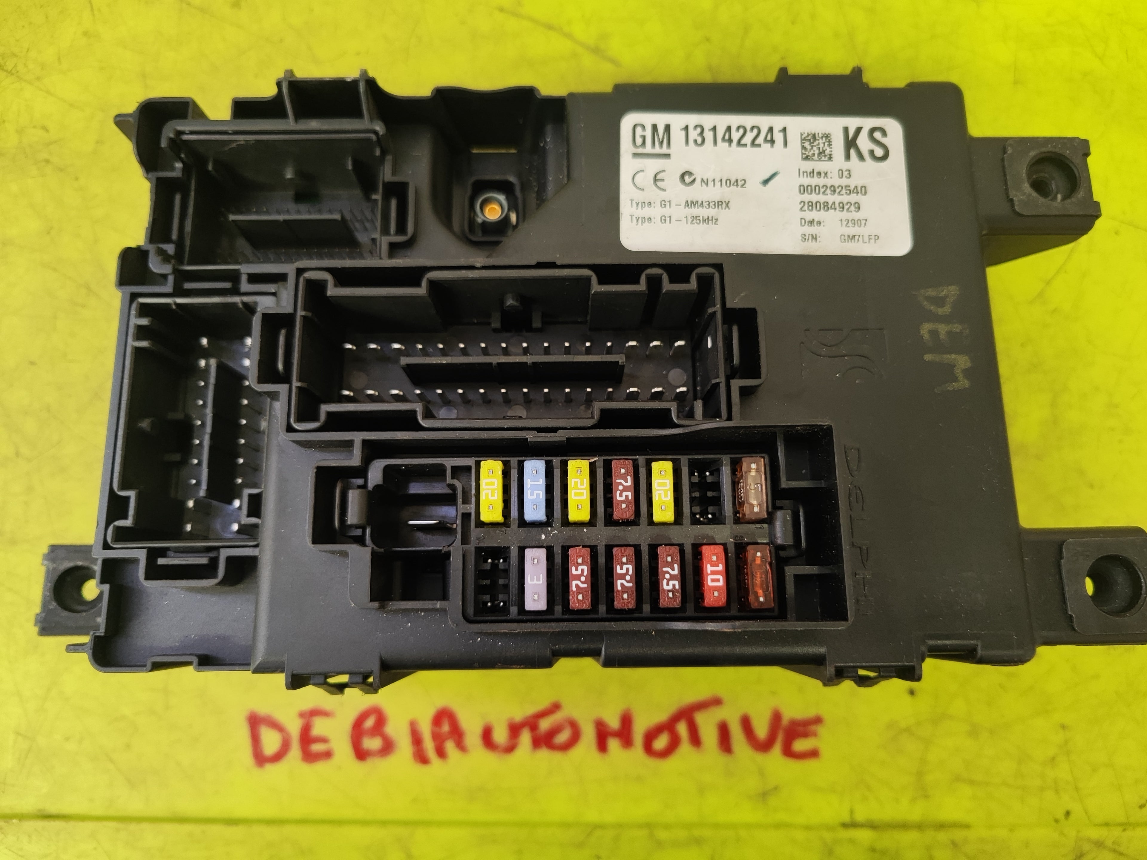 Centralina Body Computer BSM Opel Corsa D 13142241 KS