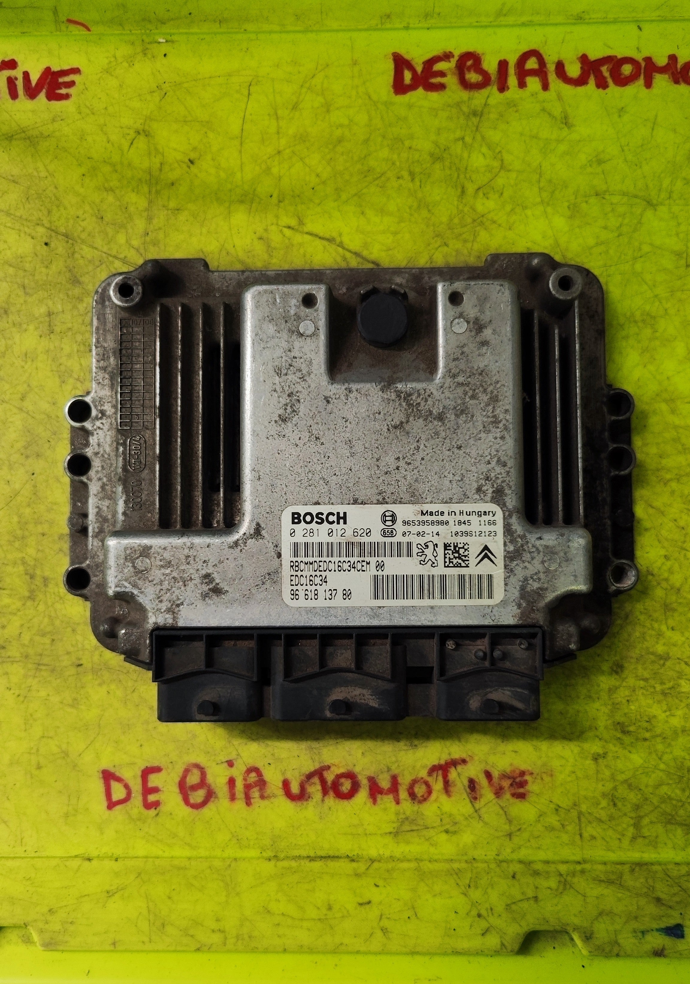 Centralina motore Citroen Berlingo Peugeot Partner 1.6 HDI 0281012620 9661813780