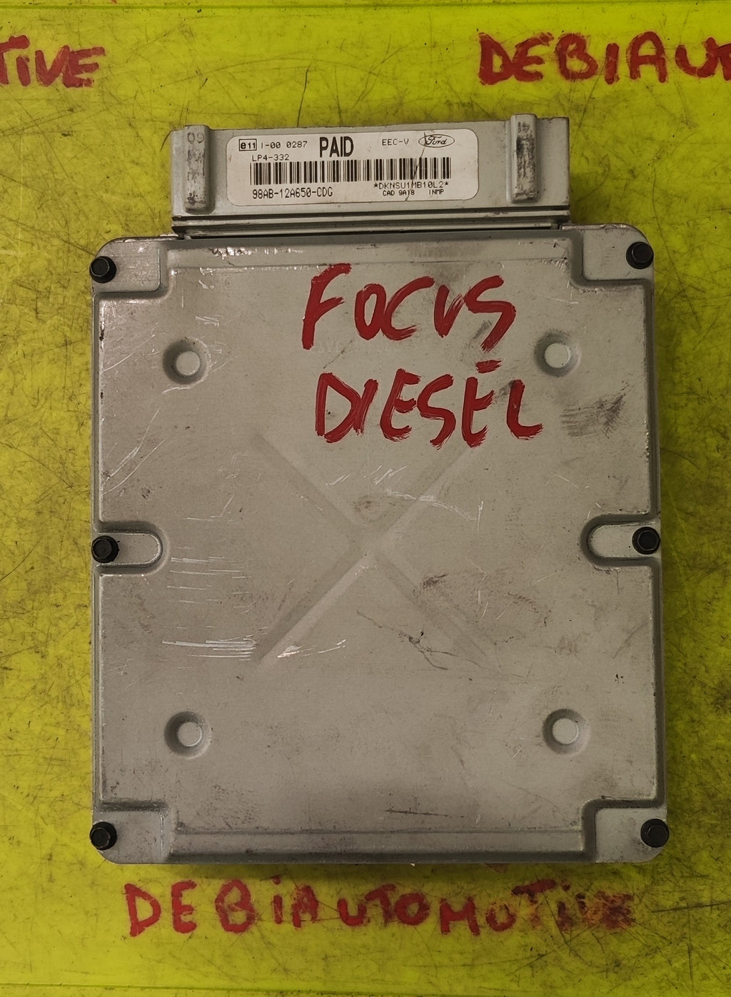 Centralina motore Ford Focus diesel 98AB-12A650-CDG 