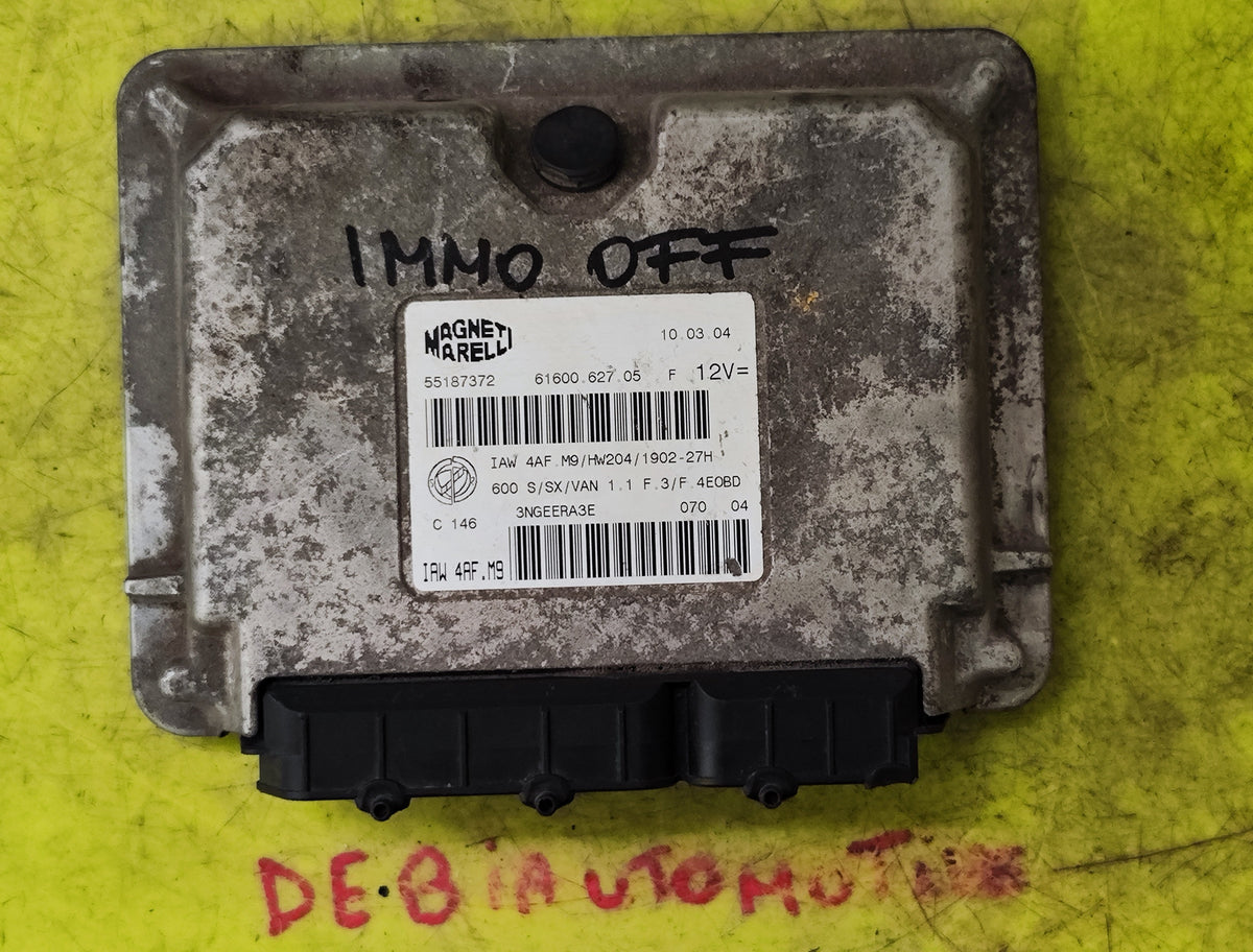 Centralina motore IMMO OFF Fiat 600 1.1 55187372 IAW4AF.M9 