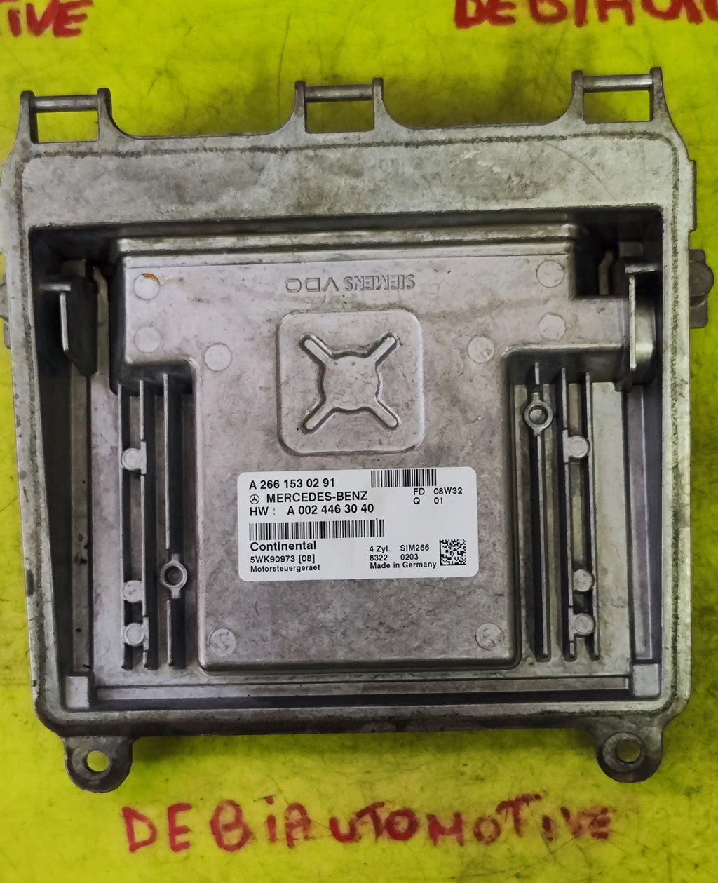 Centralina motore Mercedes-Benz Classe A W169 SIM266 A2661530291 A0024463040