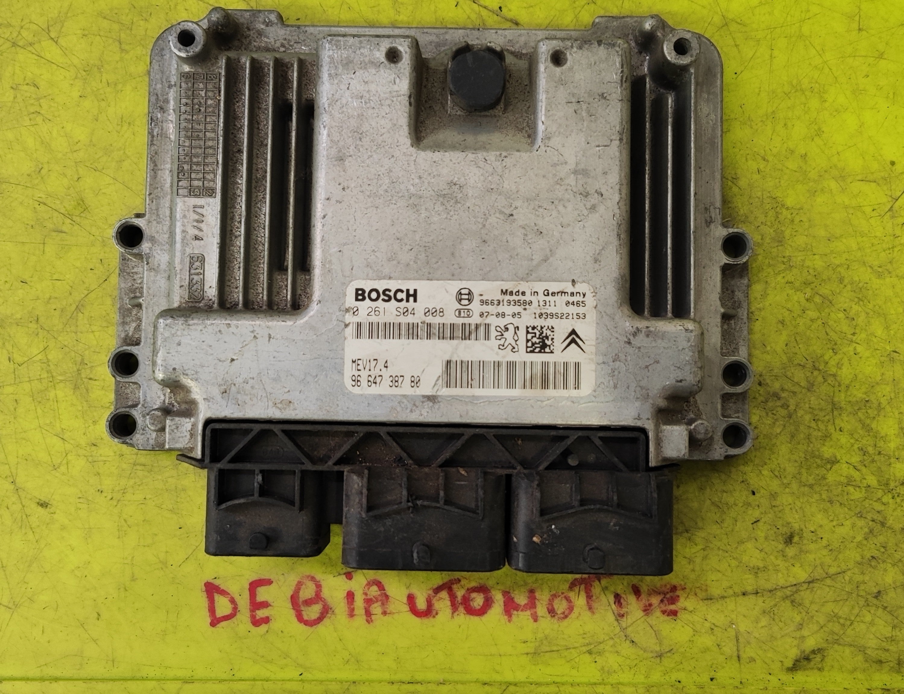 Centralina motore Peugeot 207 1.6B 0261S04008 9664738780 MEV17.4
