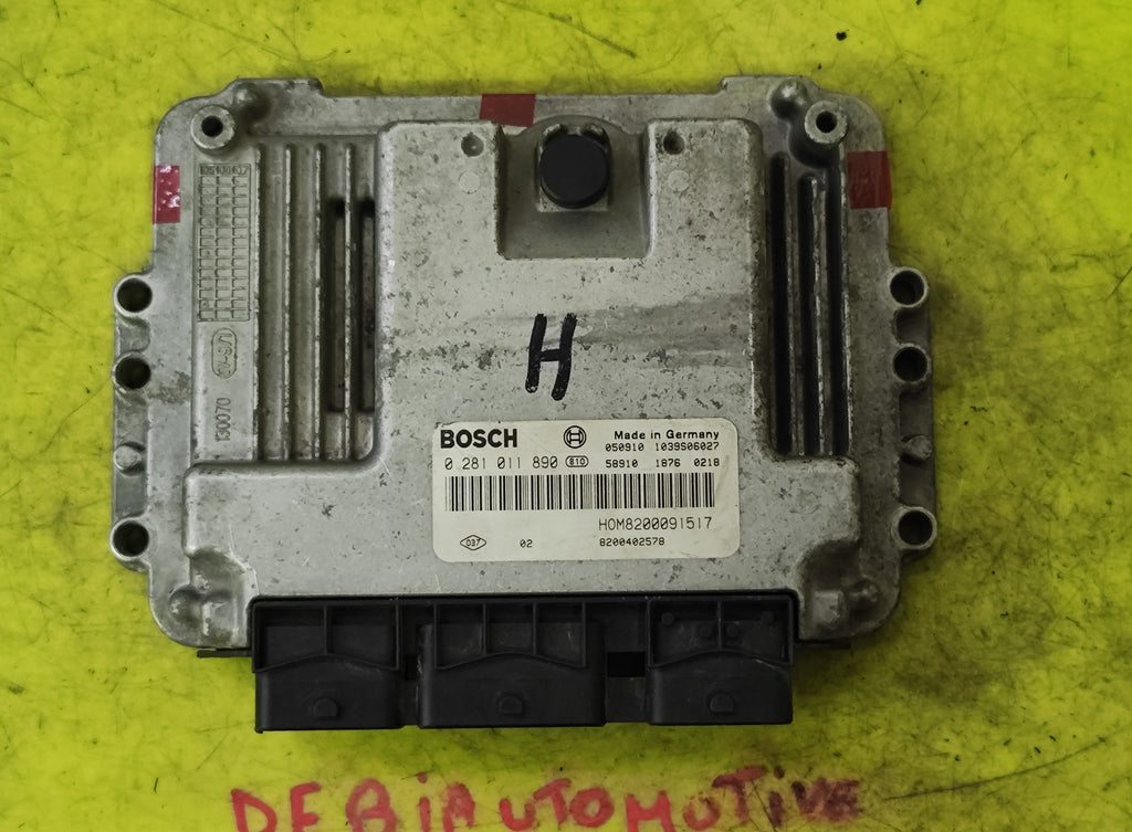 Centralina motore Renault Trafic 2.5 DCI 0281011890 82000915147 8200402578 