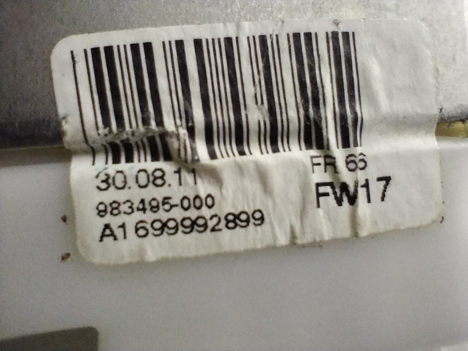 A1695408205 CABLAGGIO PORTIERA + A1699992899 SERRATURA PORTA POSTERIORE DESTRA MERCEDES CLASSE A W169