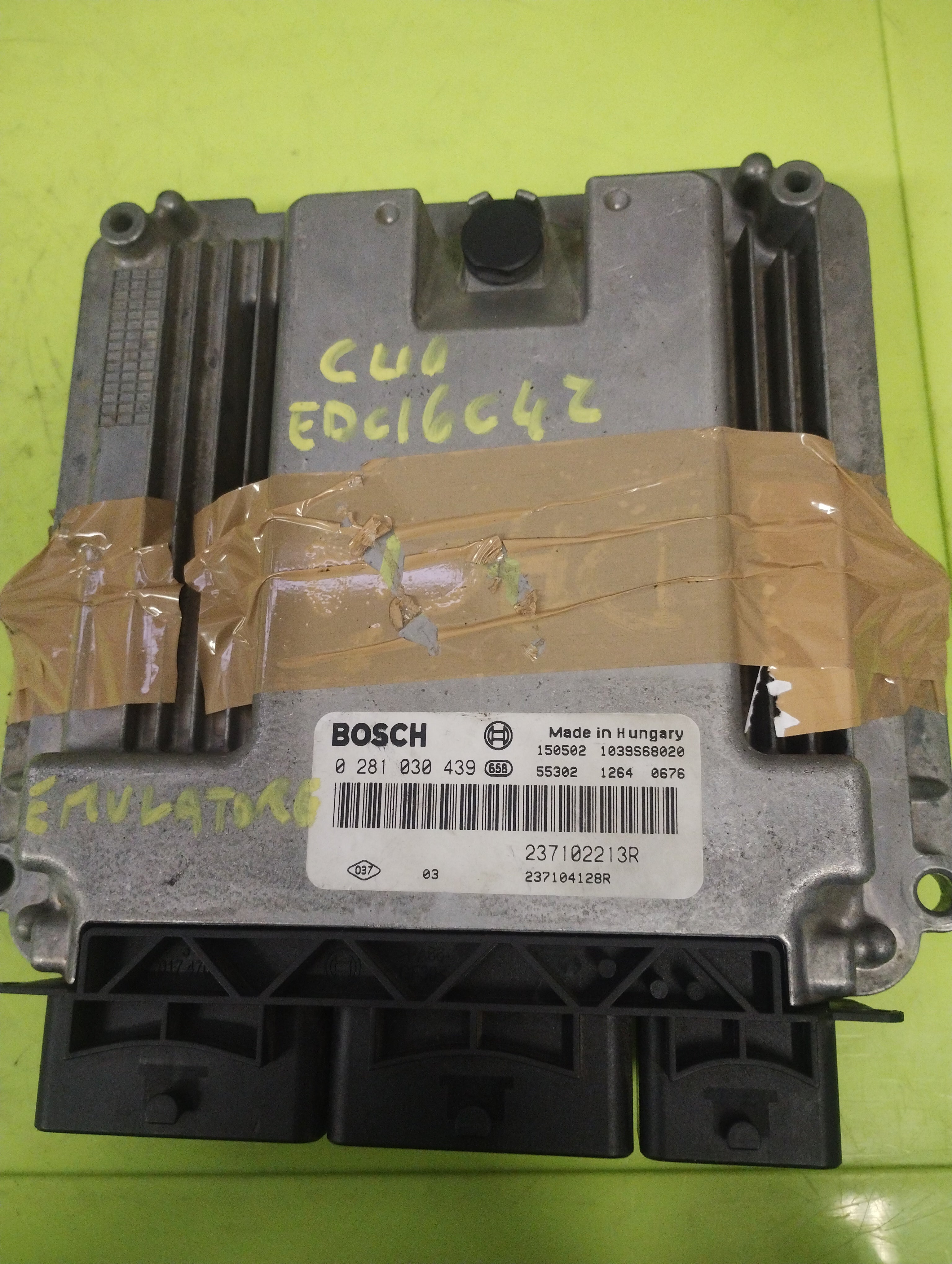 Centralina motore Renault Dacia con emulatore 0281030439 237104128R