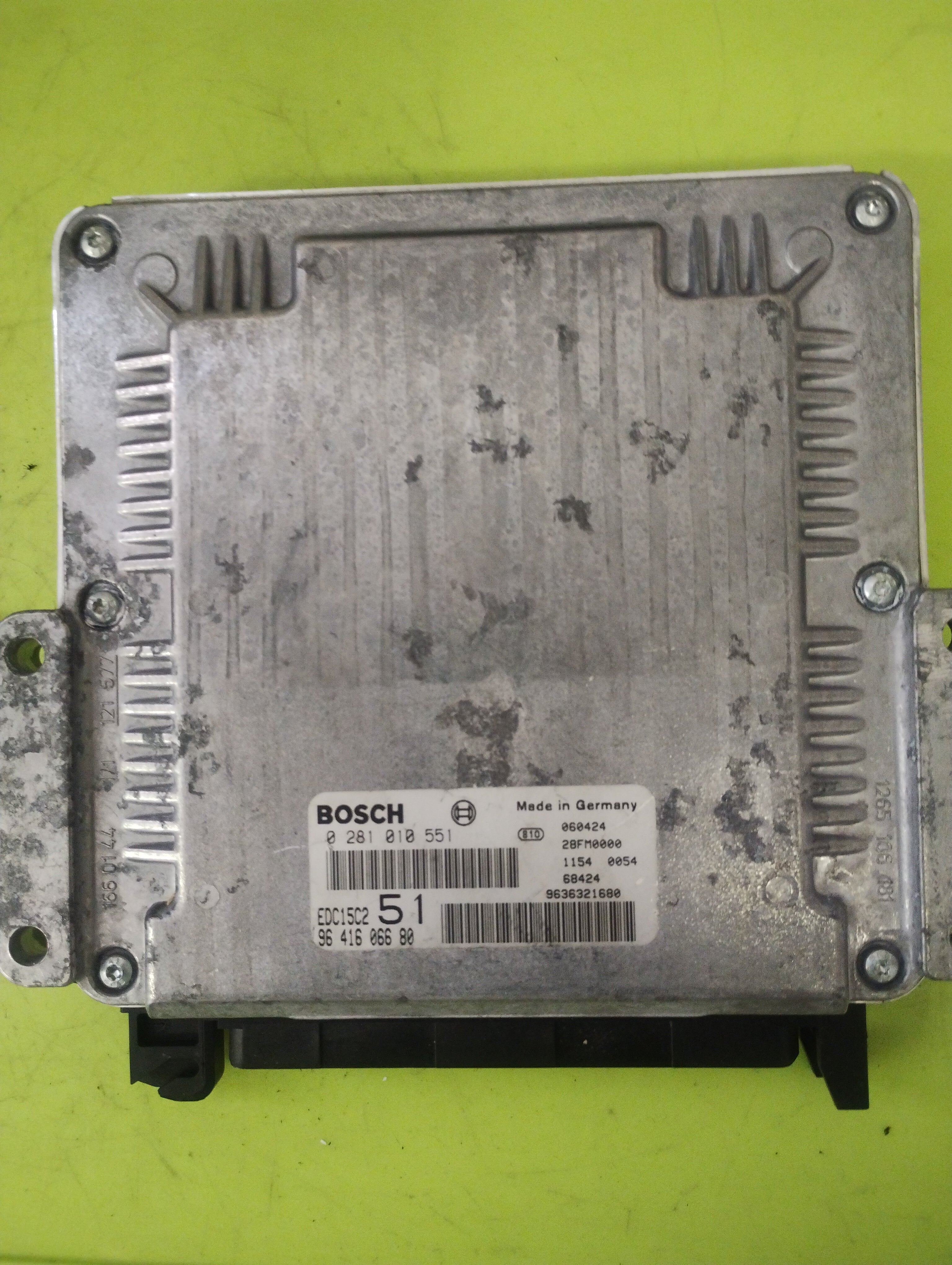CENTRALINA MOTORE PEUGEOT 306 0281010551 9641606680
