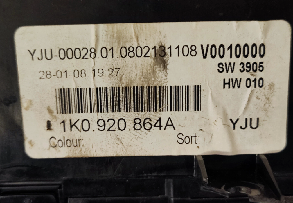 Quadro strumenti Volkswagen Golf V 1K0920864A 