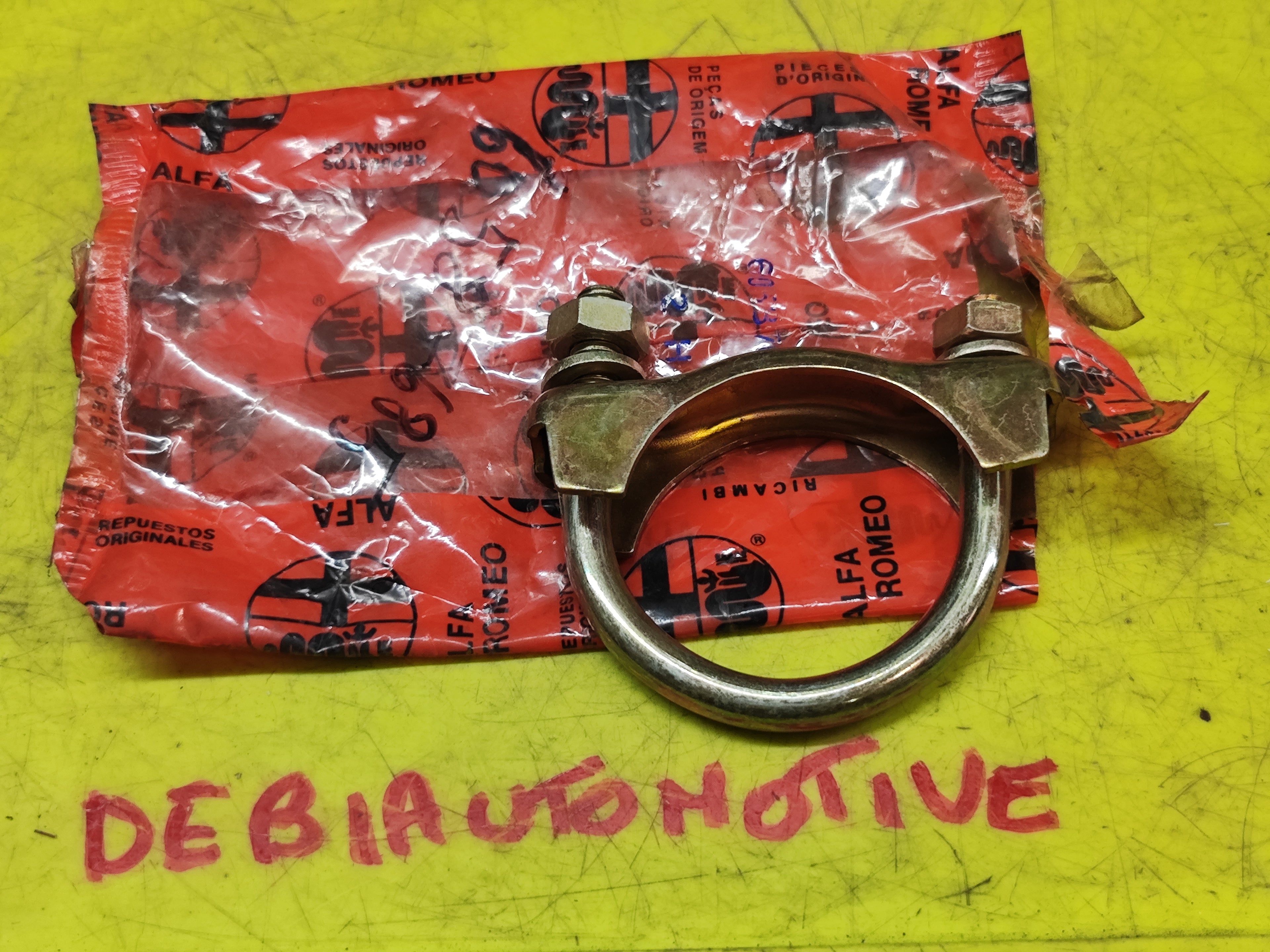 MORSETTO COLLARE TUBAZIONE SCARICO MARMITTA ALFA ROMEO 155 TS V6 60587685