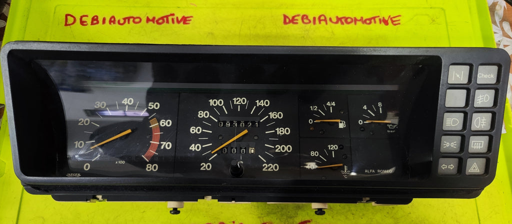 Quadro strumenti Jaeger Alfa Romeo 90 1° serie 349.370.12 16202.43010.09