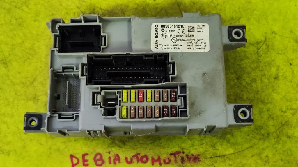 Body computer Alfa Romeo MiTo 1.4 Turbo benzina 505181210