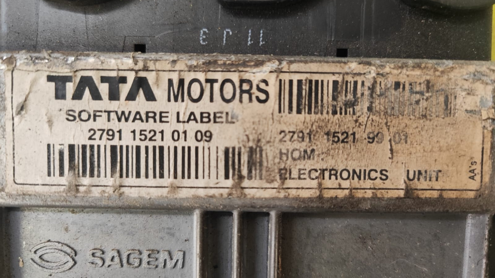 Centralina motore Tata Indica 1.4B/M 279115210109