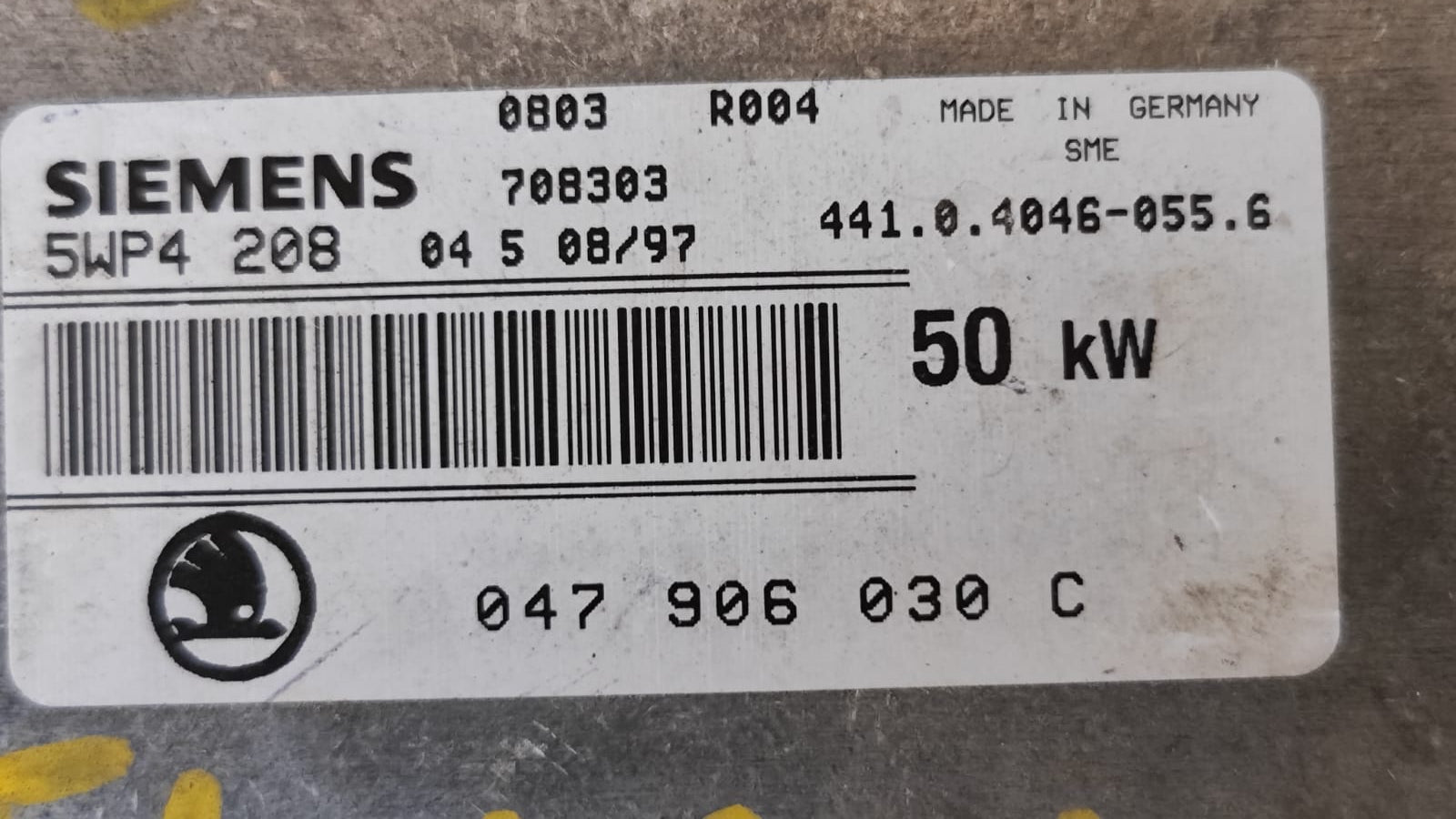 Centralina motore Skoda Felicia 047906030C 5WP4208