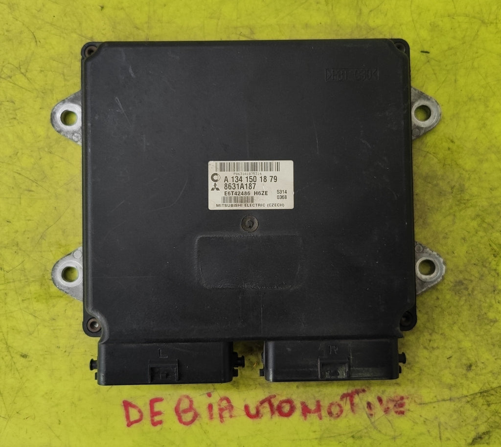 A1341501879 8631A187 Centralina Motore Smart ForFour Mitsubishi Colt 1.1B - Debiautomotive