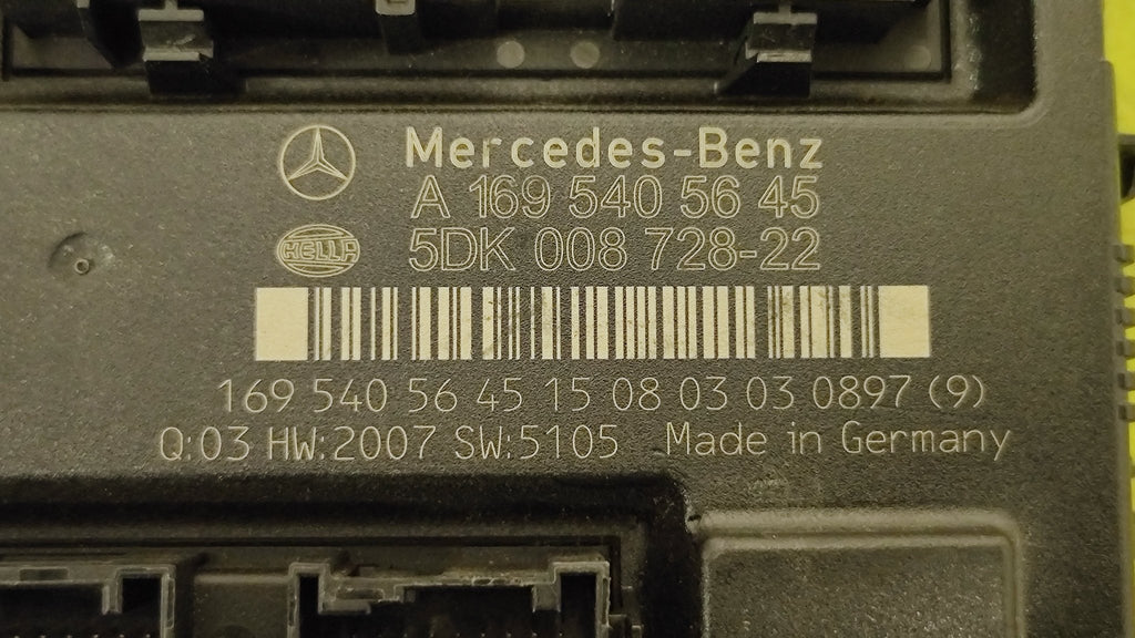 A1695405645 5DK008728 - 22 sam Body Computer Mercedes - Benz Classe A/B W169/245 - Debiautomotive