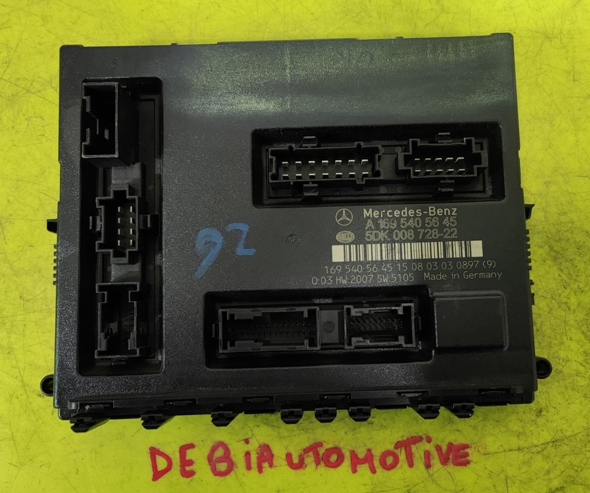 A1695405645 5DK008728 - 22 sam Body Computer Mercedes - Benz Classe A/B W169/245 - Debiautomotive