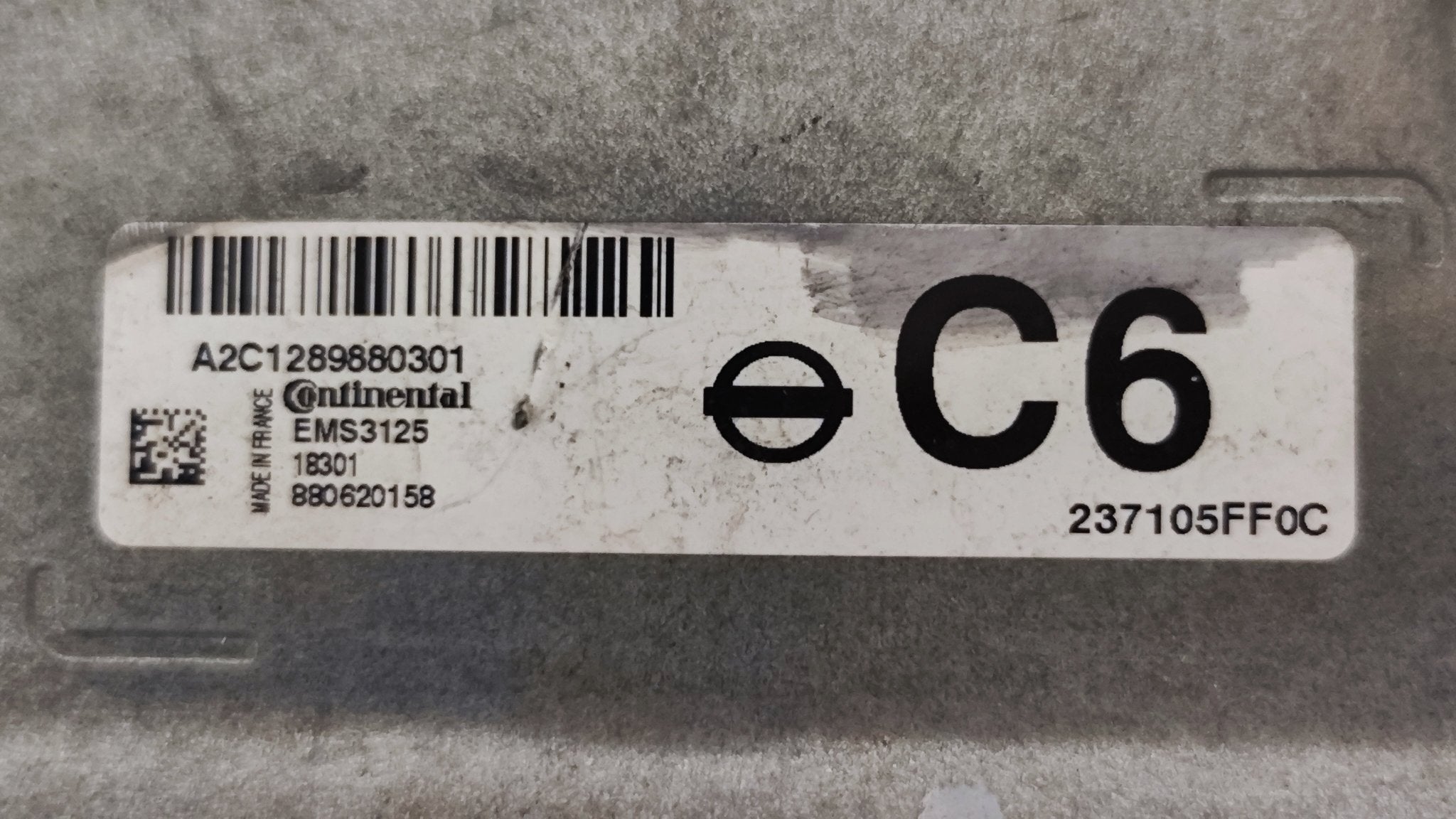 A2C1289880301 237105FF0C EMS3125 Centralina Motore Nissan Micra K14 - Debiautomotive