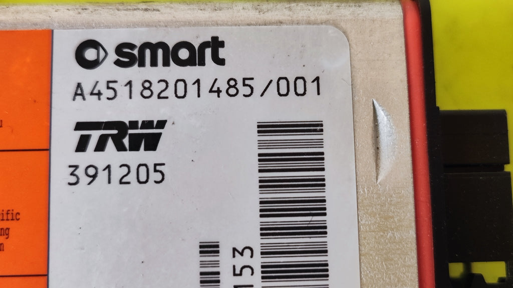 A4518201485 27870153YE Centralina sensore airbag Smart ForTwo W451 - Debiautomotive