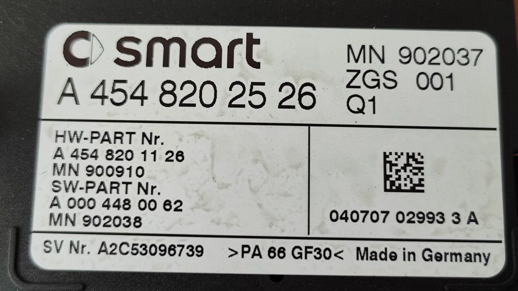A4548202526 Centralina Immobilizer Smar ForFour W454 - Debiautomotive