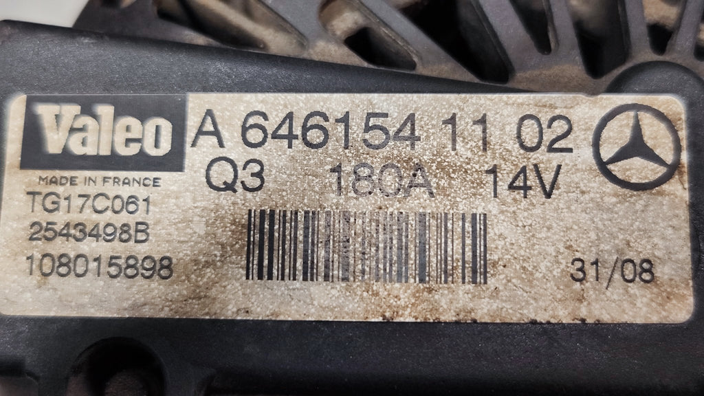 A6461541102 Alternatore Mercedes - Benz Vito Viano Sprinter - Debiautomotive