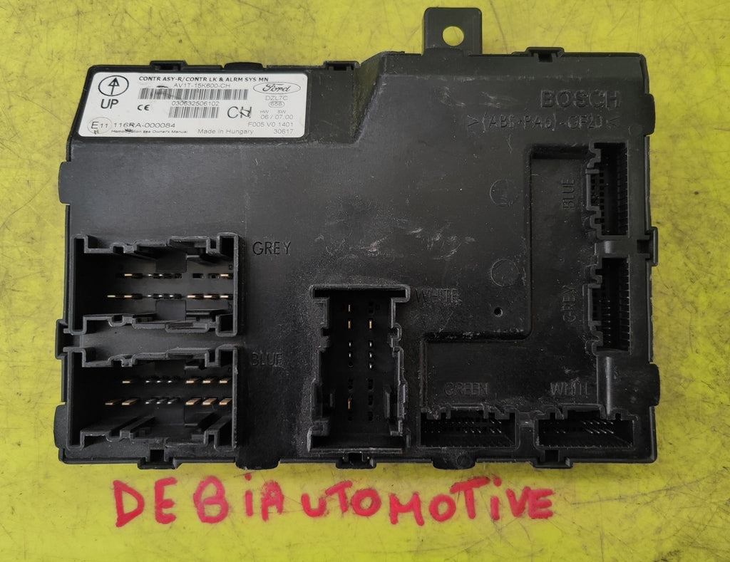 AV1T - 15K600 - CH Centraina Body computer Ford Fiesta VI°serie Restyling - Debiautomotive