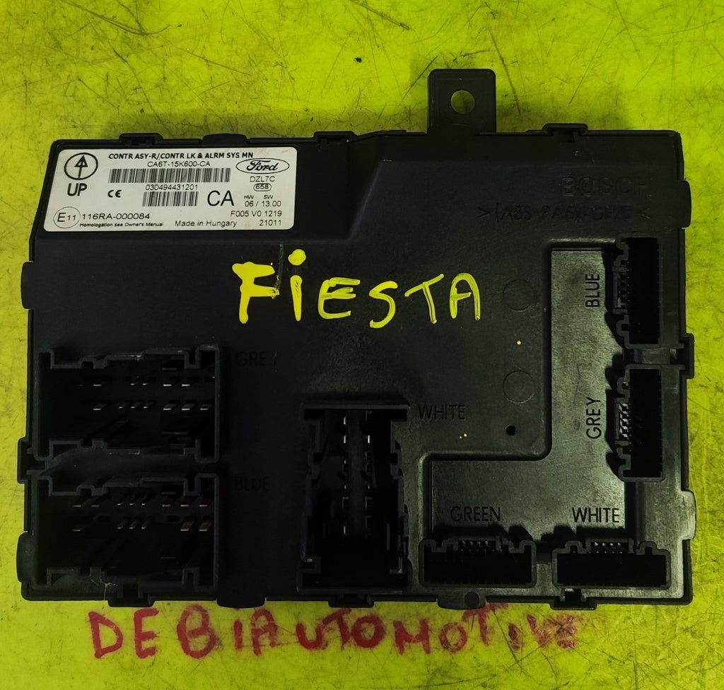 CA6T - 15K600 - CA HW06 SW13 Body computer Ford Fiesta 1.2B - Debiautomotive