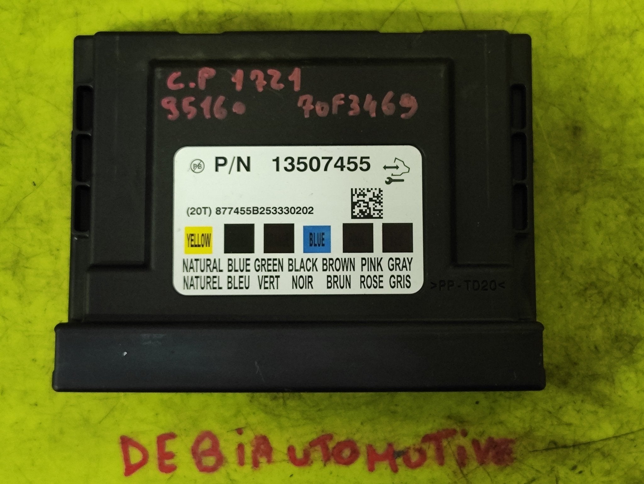 Centralina Body Computer Opel Astra J Adam 13507455 - Debiautomotive