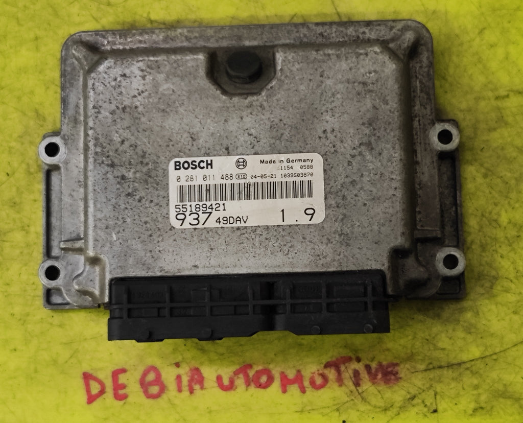 Centralina motore Alfa Romeo 147 1.9JTD 0281011488 55189421 - Debiautomotive